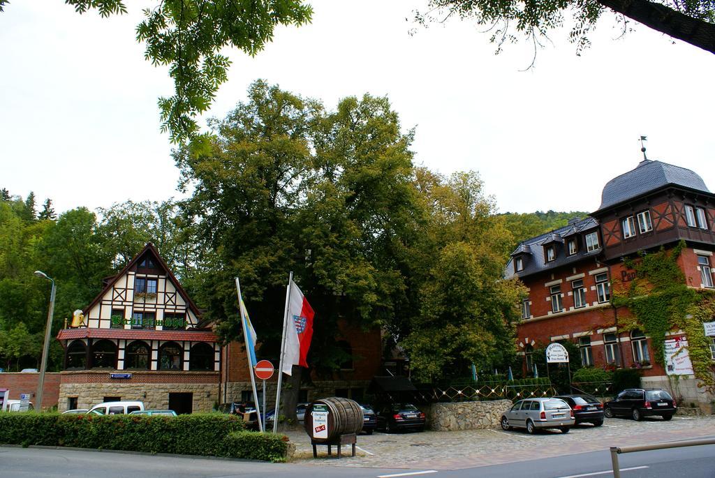 Hotel Braugasthof Papiermühle Jena Exterior foto